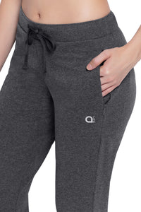 Essential Relaxed Full Length Pants - Gray Pinstripe Marl thumbnail 4