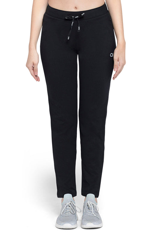 Essential Relaxed Full Length Pants - Black