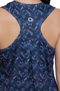 Energize Racerback Tank Top - Midnight Print 01 thumbnail 5