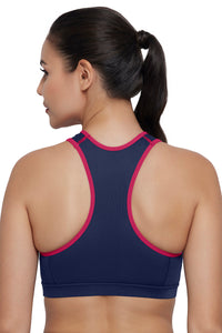 Energize Medium Impact Bra - Medieval Blue thumbnail 3