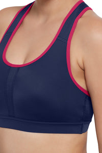 Energize Medium Impact Bra - Medieval Blue thumbnail 4