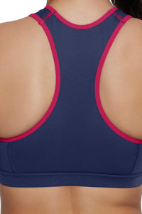 Energize Medium Impact Bra - Medieval Blue thumbnail 5
