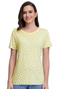 Scoop Neck Sleep Tee - Ditsy Floral Pr Yellow - color option