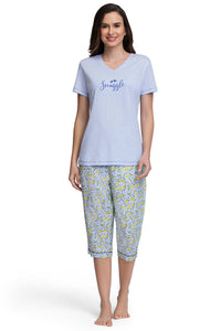 V-Neck Sleep Tee - Ancient Water thumbnail 4