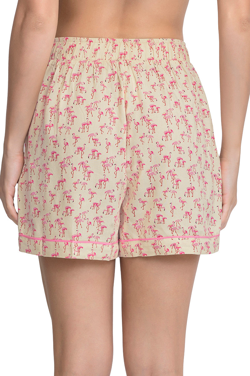 Sleep Shorts - Flamingo Pr