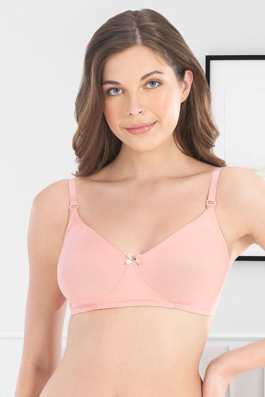 All Day Comfort Non-padded & Non-wired Bra - Impatiens-Pink