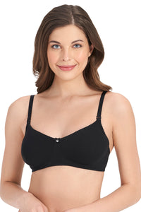 All Day Comfort Non-padded & Non-wired Bra - Black thumbnail 2