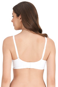 Essential Padded Wirefree Bra - White thumbnail 4