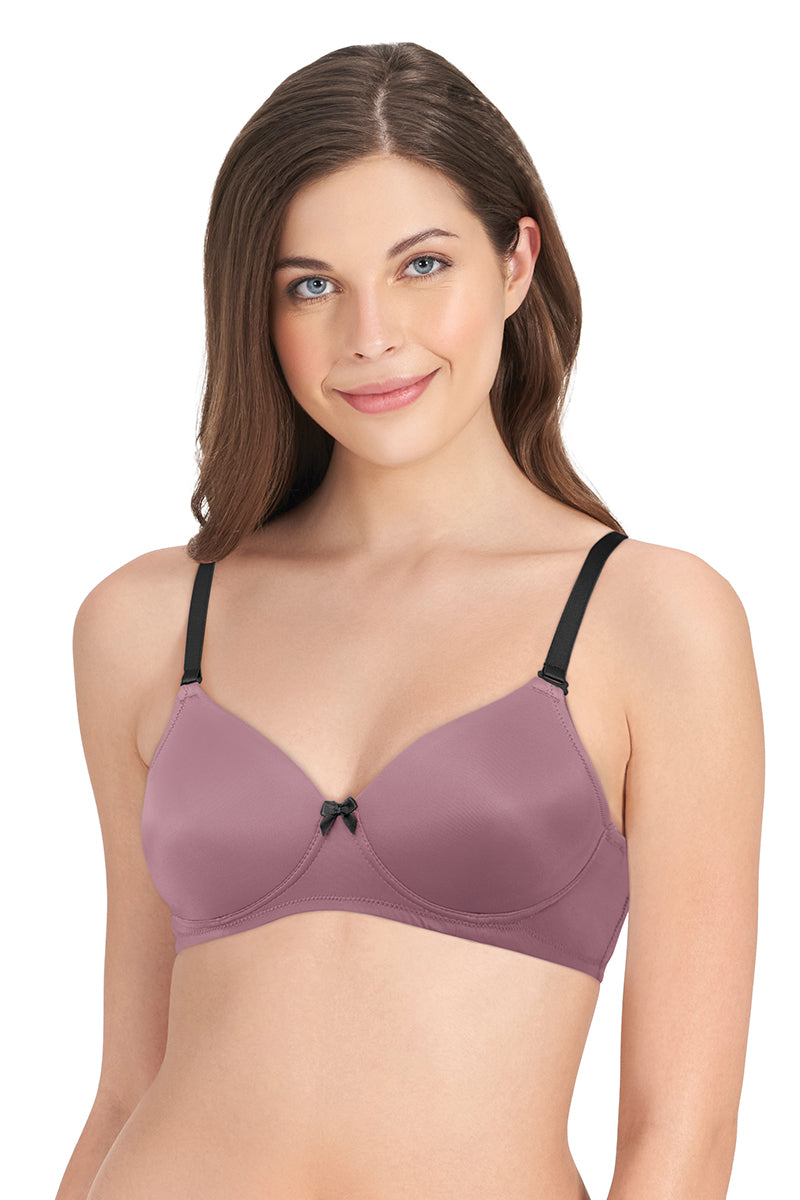 Smooth Dreams Padded Non-wired T-shirt Bra - Antique Rose
