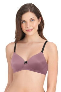 Smooth Dreams Padded Non-wired T-shirt Bra - Antique Rose - color option