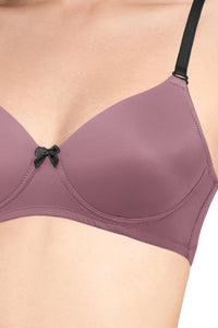 Smooth Dreams Padded Non-wired T-shirt Bra - Antique Rose thumbnail 4