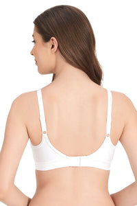 True Comfort V-Neck Non-Padded Non-Wired Bra - White thumbnail 3
