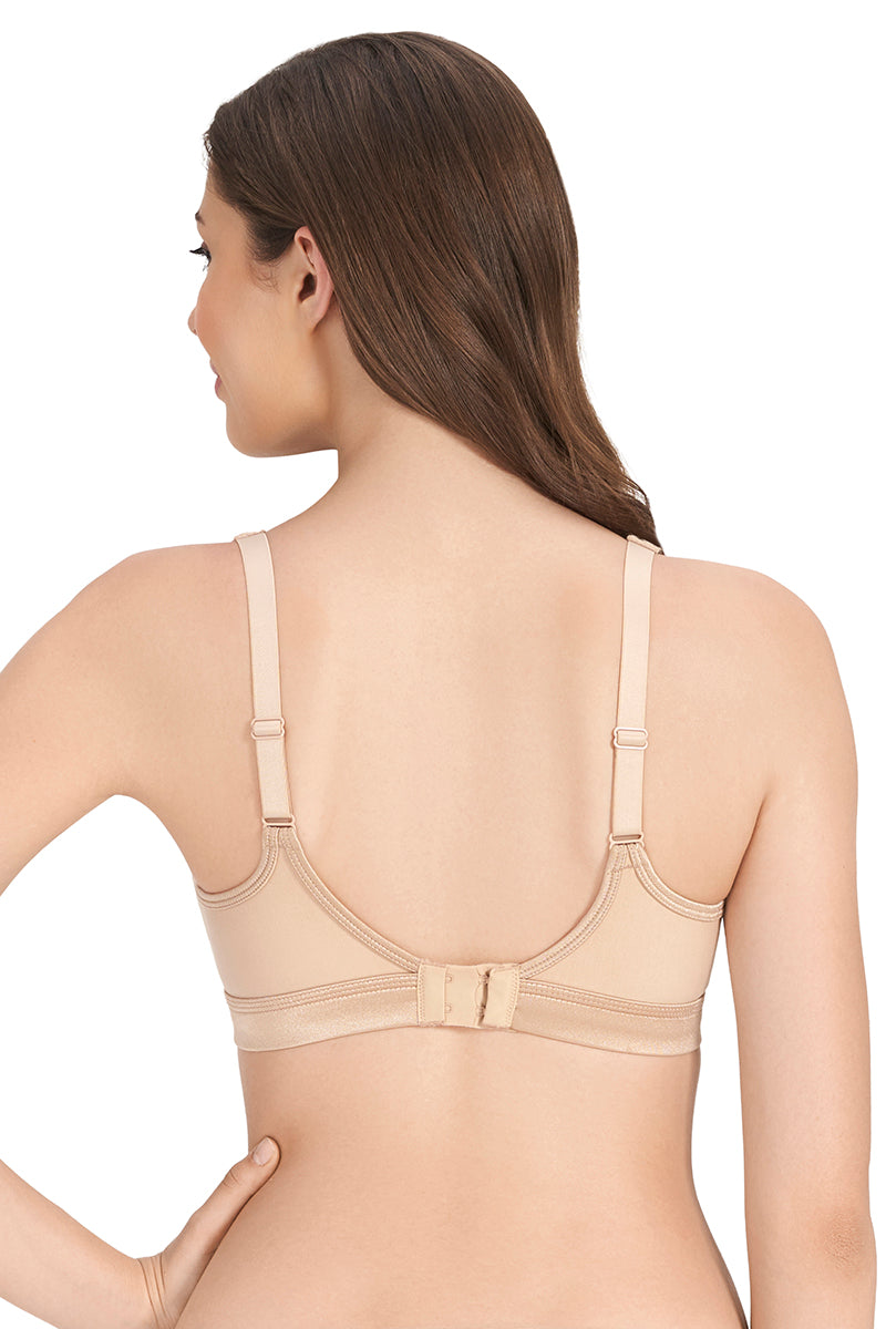 True Comfort V-Neck Non-Padded Non-Wired Bra - Nude - Image 3 of 4