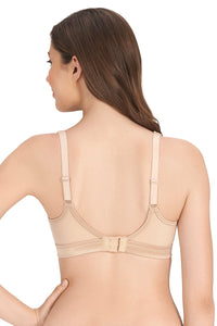 True Comfort V-Neck Non-Padded Non-Wired Bra - Nude thumbnail 3