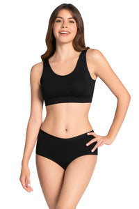 All Day at Home Bra - Black thumbnail 4