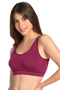 All Day at Home Bra - Beet Red thumbnail 2