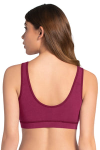 All Day at Home Bra - Beet Red thumbnail 3