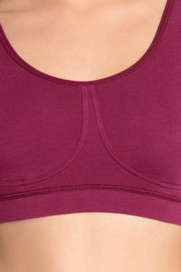 All Day at Home Bra - Beet Red thumbnail 5