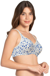 Cool Contour Non-padded Non-wired Support Bra - Pearled Ivory Pr thumbnail 3