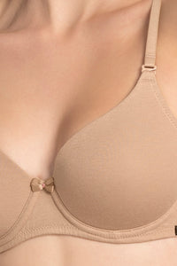 every de Carefree Padded Wired Confidence T-Shirt Bra - Sandalwood thumbnail 5