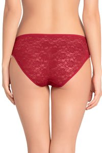 Floral Romance Low Rise Bikini Panty - Rumba Red-Impatiens Pink thumbnail 4