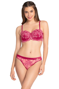Eternal Bliss Lace Thong - Granita thumbnail 1