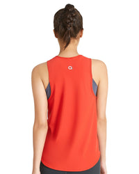 Smooth and Seamless Fitness Tank Top - Molten Lava thumbnail 3