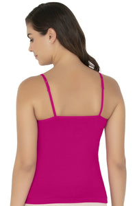 Cotton Camisole - Fuchsia thumbnail 3