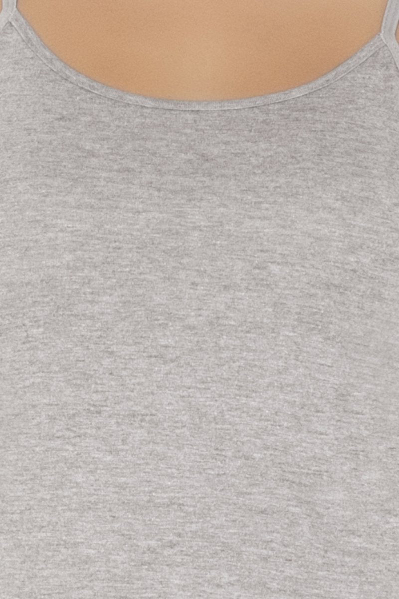 Cotton Camisole - Grey Melange