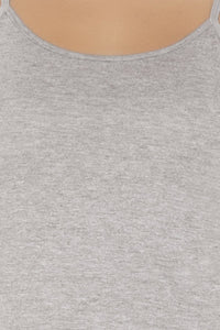 Cotton Camisole - Grey Melange thumbnail 4