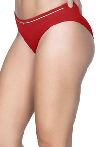 Casual Chic Low Rise Bikini - Haute Red thumbnail 3