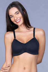 Minimiser Non-Padded Non-Wired Bra - Black thumbnail 1