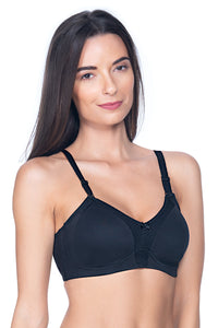 Minimiser Non-Padded Non-Wired Bra - Black thumbnail 3