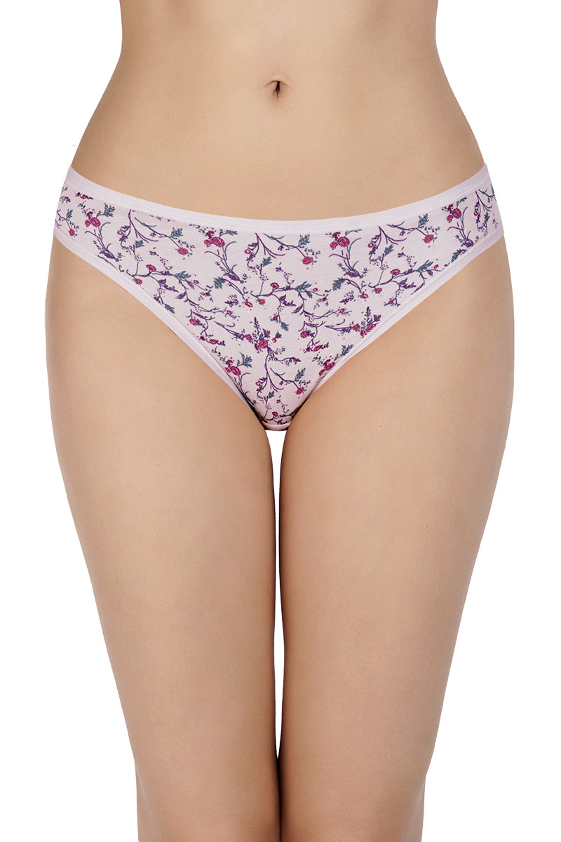 Assorted Low Rise Bikini (Pack of 5) - Purple Pr