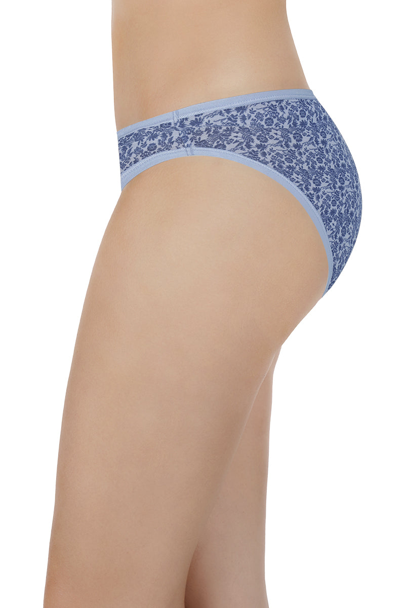 Assorted Low Rise Bikini (Pack of 5) - Indigo Pr - Image 3 of 8