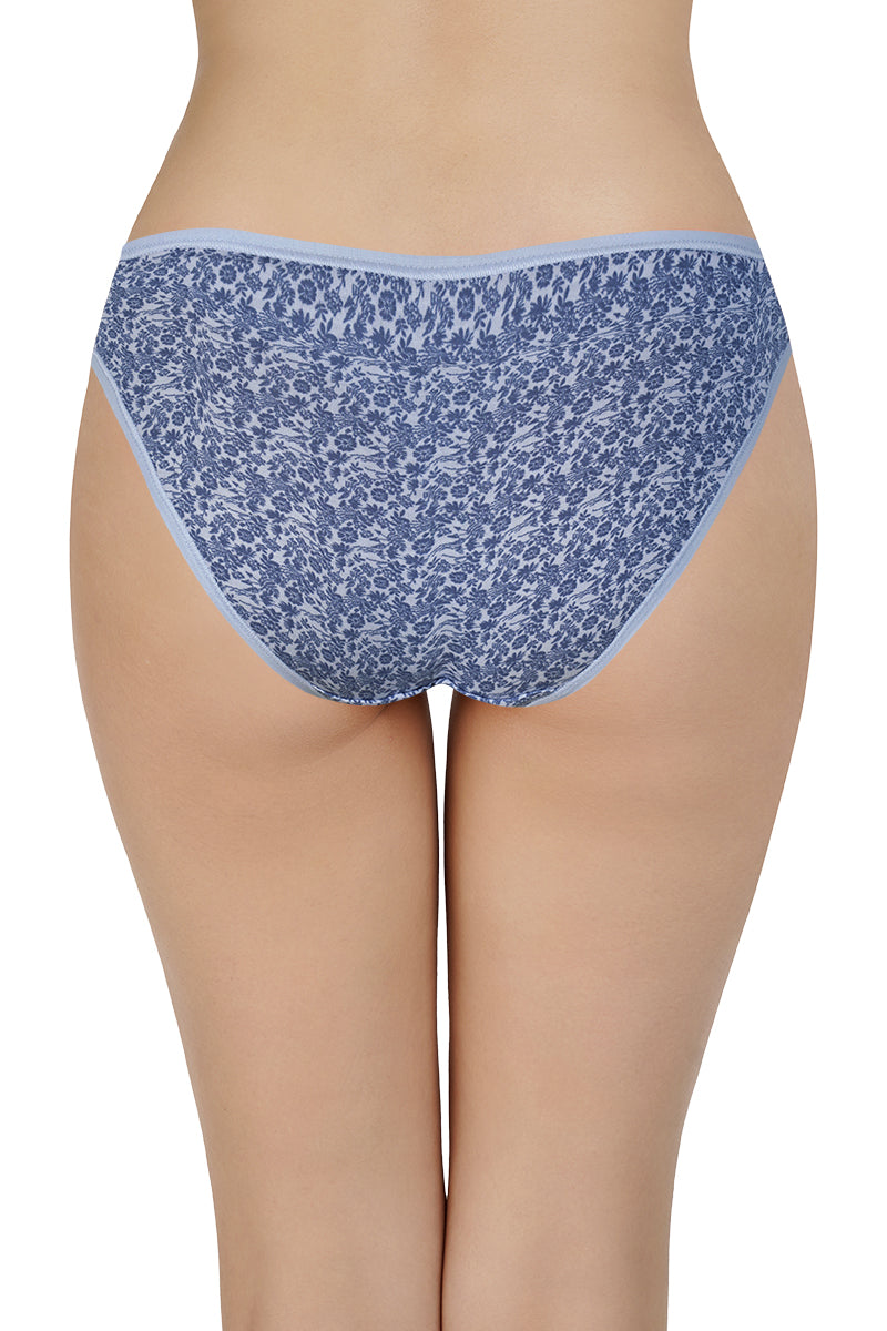 Assorted Low Rise Bikini (Pack of 5) - Indigo Pr - Image 4 of 8