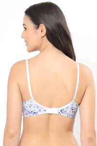 Satin Edge Padded Non-wired T-shirt Bra - Lilac Hint Pr thumbnail 2