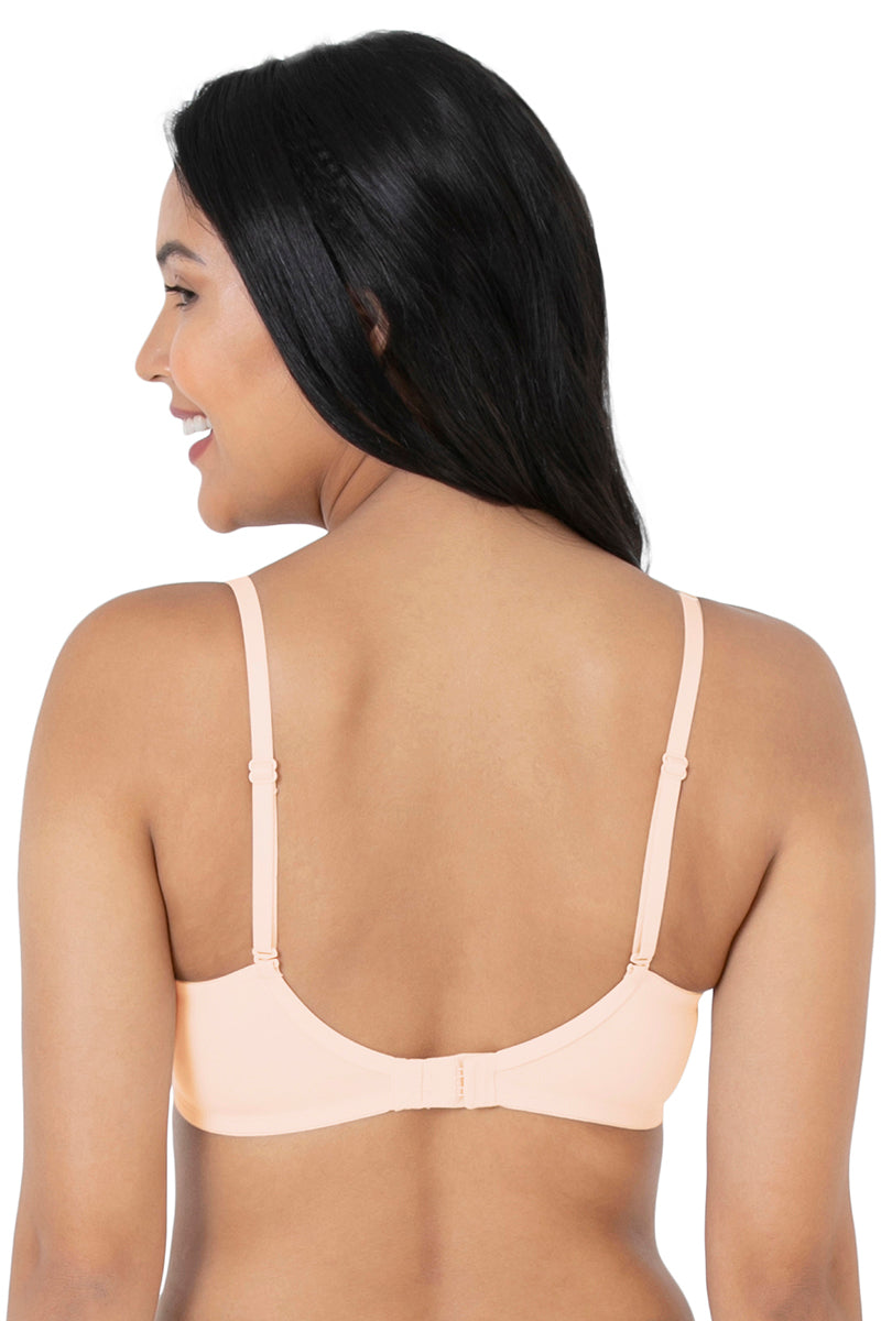 Smooth Charm Padded Wirefree Bra - Almond