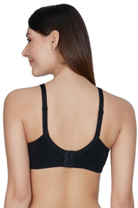 Essential Comfort Non-Padded Non-Wired Bra - Black thumbnail 3