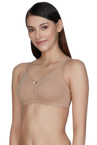 Essential Comfort Non-Padded Non-Wired Bra - Sandalwood thumbnail 2