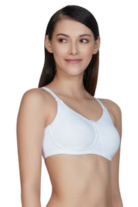 Essential Comfort Non-Padded Non-Wired Bra - White thumbnail 2