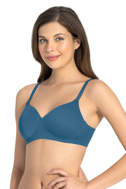 Stay Cool - Padded Non-Wired Cooling Bra - Blue Heaven