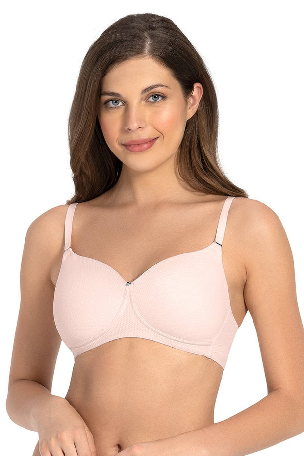 Stay Cool - Padded Non-Wired Cooling Bra - Rosewater