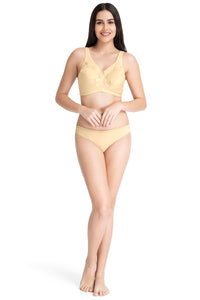 Ultra Support Non-padded Non-wired Bra - Winter Wheat thumbnail 4