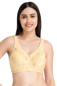 Ultra Support Non-padded Non-wired Bra - Winter Wheat - color option