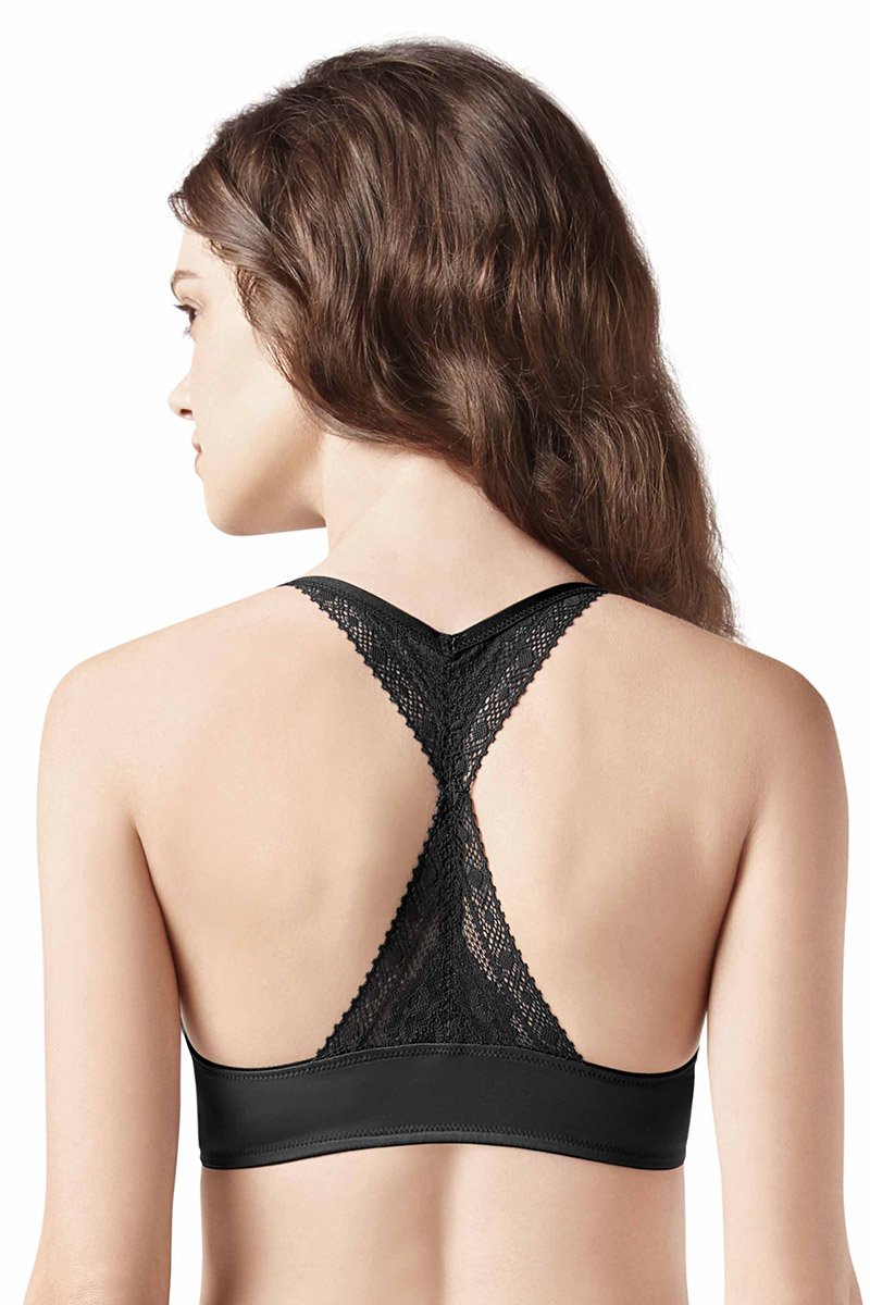 Chic Crochet Padded Wired Racerback Bra