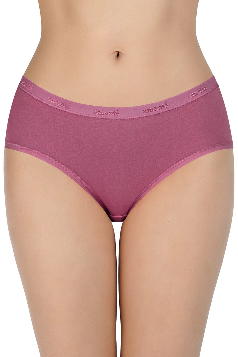 Low Rise Solid Hipster Panties (Pack of 3)