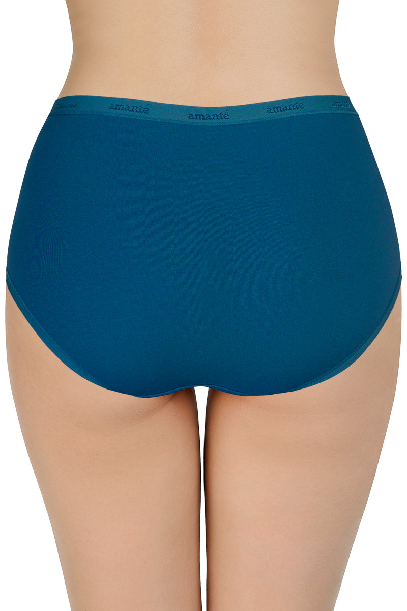 High Rise Solid Full Brief Panties (Pack of 3) - Image 3 of 7