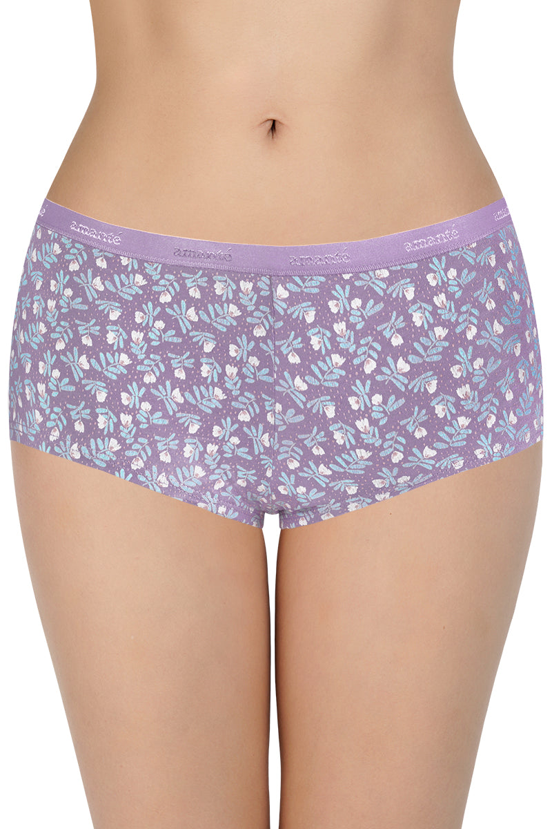 Low Rise Print Boyshort Panties (Pack of 2) - Image 2 of 5