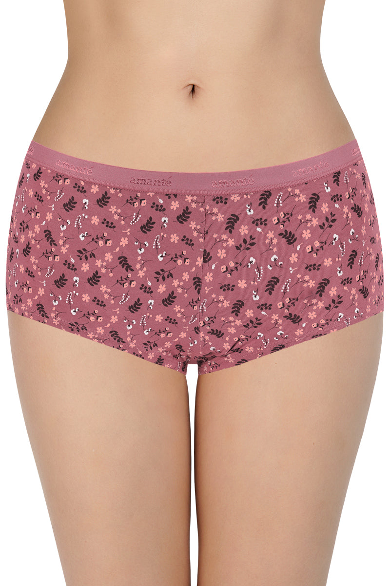 Low Rise Print Boyshort Panties (Pack of 2) - Image 4 of 5